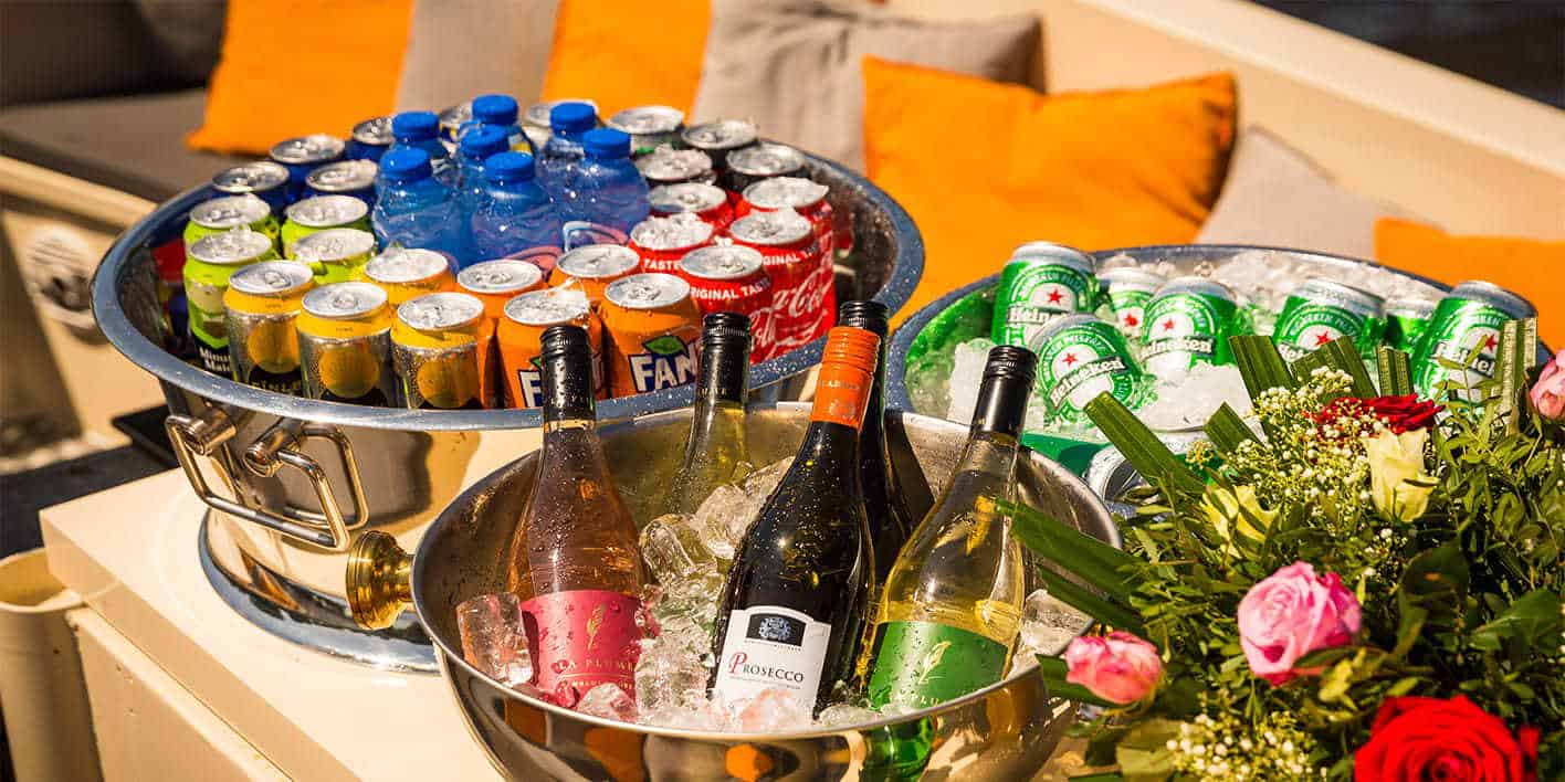 Drankjes rondvaart Amsterdam