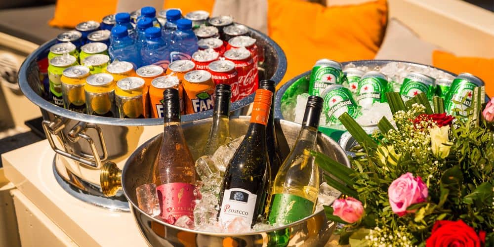 Borrelboot drinken Drinken op de borrelboot