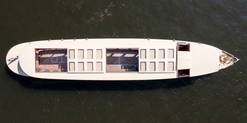 Kaasfondue boot bovenkant