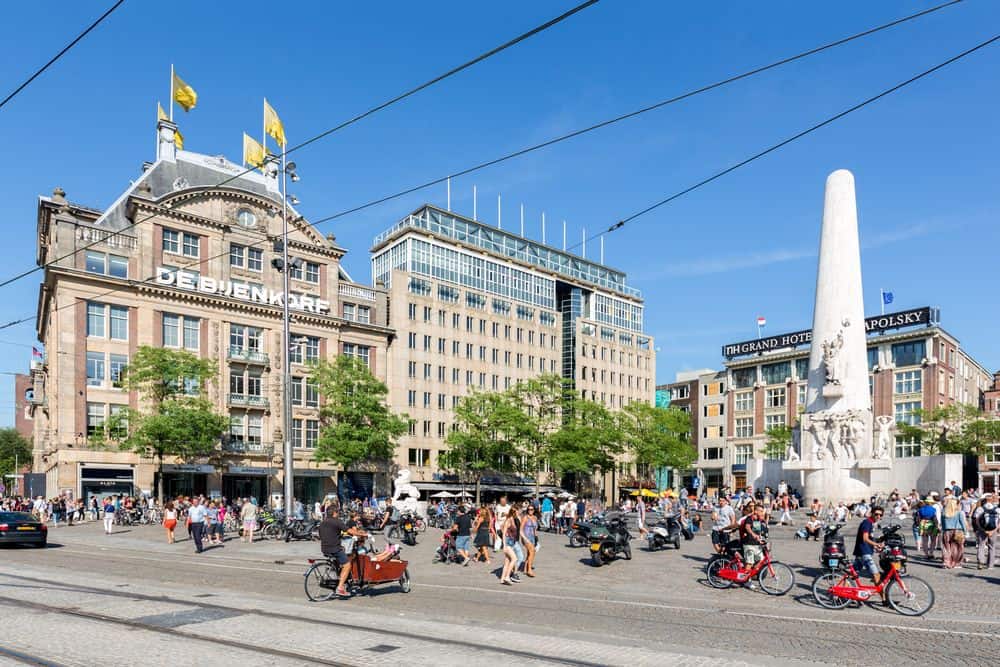 De Dam in Amsterdam De Dam van Amsterdam