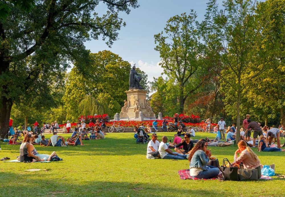 Vondelpark in Amsterdam Het Vondelpark
