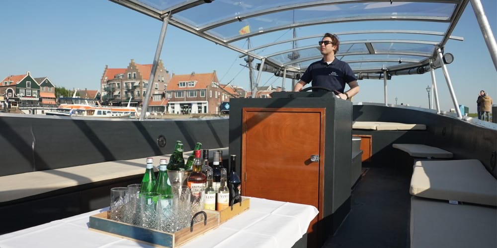 Binnenkant boot Volendam Tekengebied 1 Rondvaart Volendam