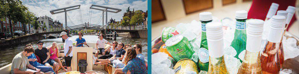 Header bedrijfsuitje Boot Huren Amsterdam