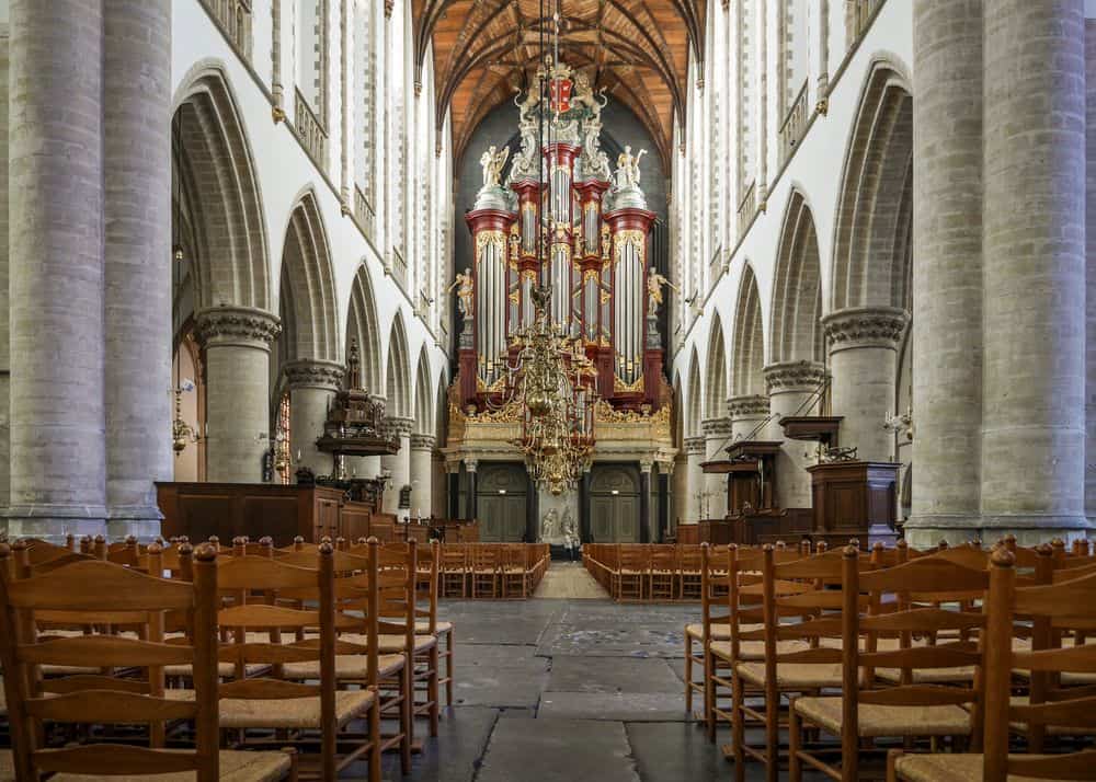 Kerk Haarlem Kerk van binnen in Haarlem