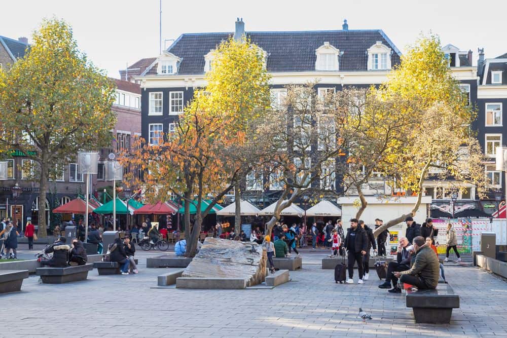 Rembrandtplein Amsterdam Het Rembrandtplein