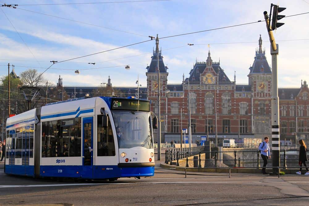 Tram en vervoer in Amsterdam Tram en vervoer in Amsterdam