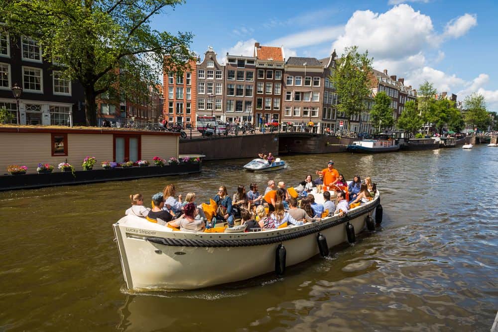 Varen met collegas Groepsuitje met collega's
