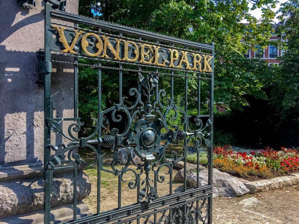 Vondelpark Amsterdam Het Vondelpark Amsterdam