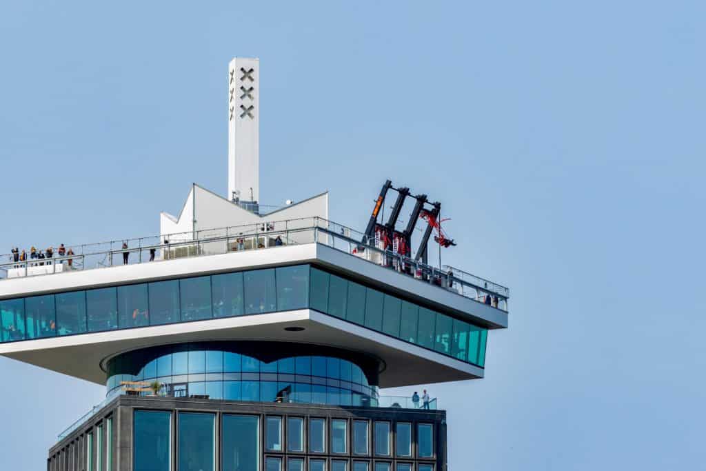 Amsterdam Lookout Tower met schommel Amsterdam Lookout Tower met schommel
