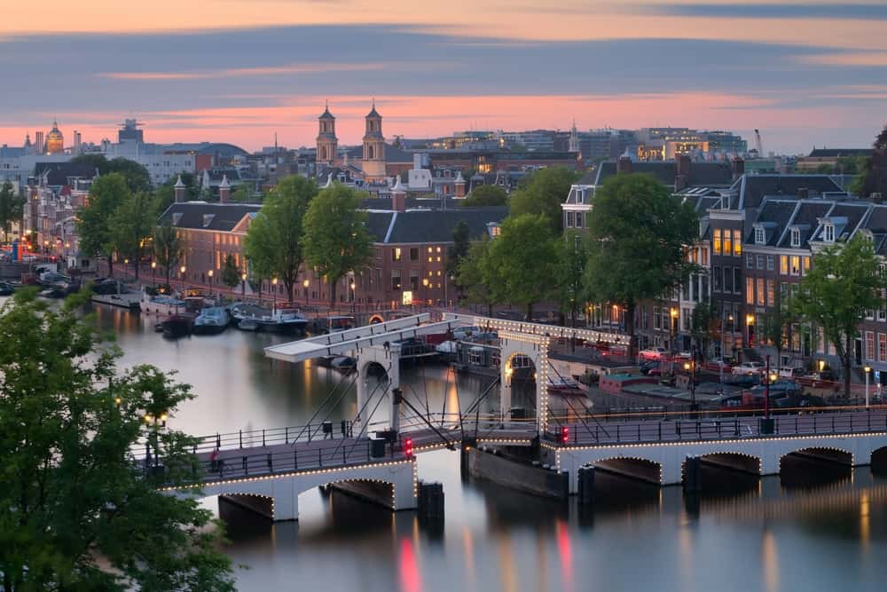 Magere brug Amsterdam Magere brug in Amsterdam