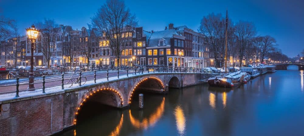 Wintersebrug in Amsterdam